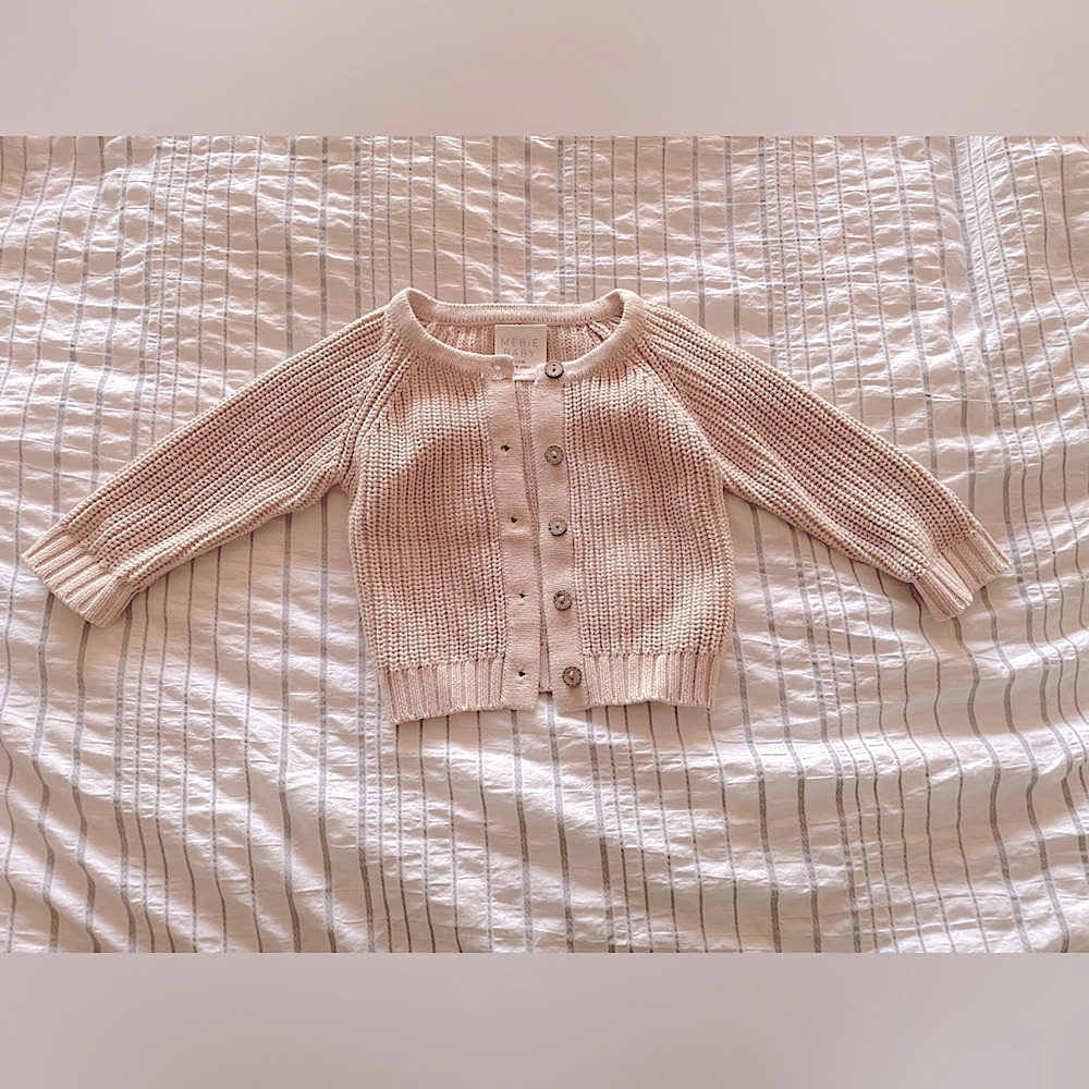 Mebie Baby 0-3 month button cardigan
